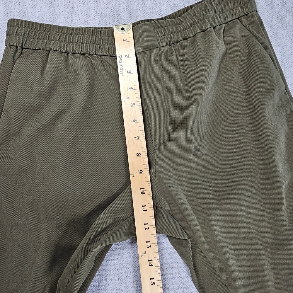 Banana Republic Men's Olive Green Slim Tapered Fit Lightweight Dress Pants - Picture 7 of 12